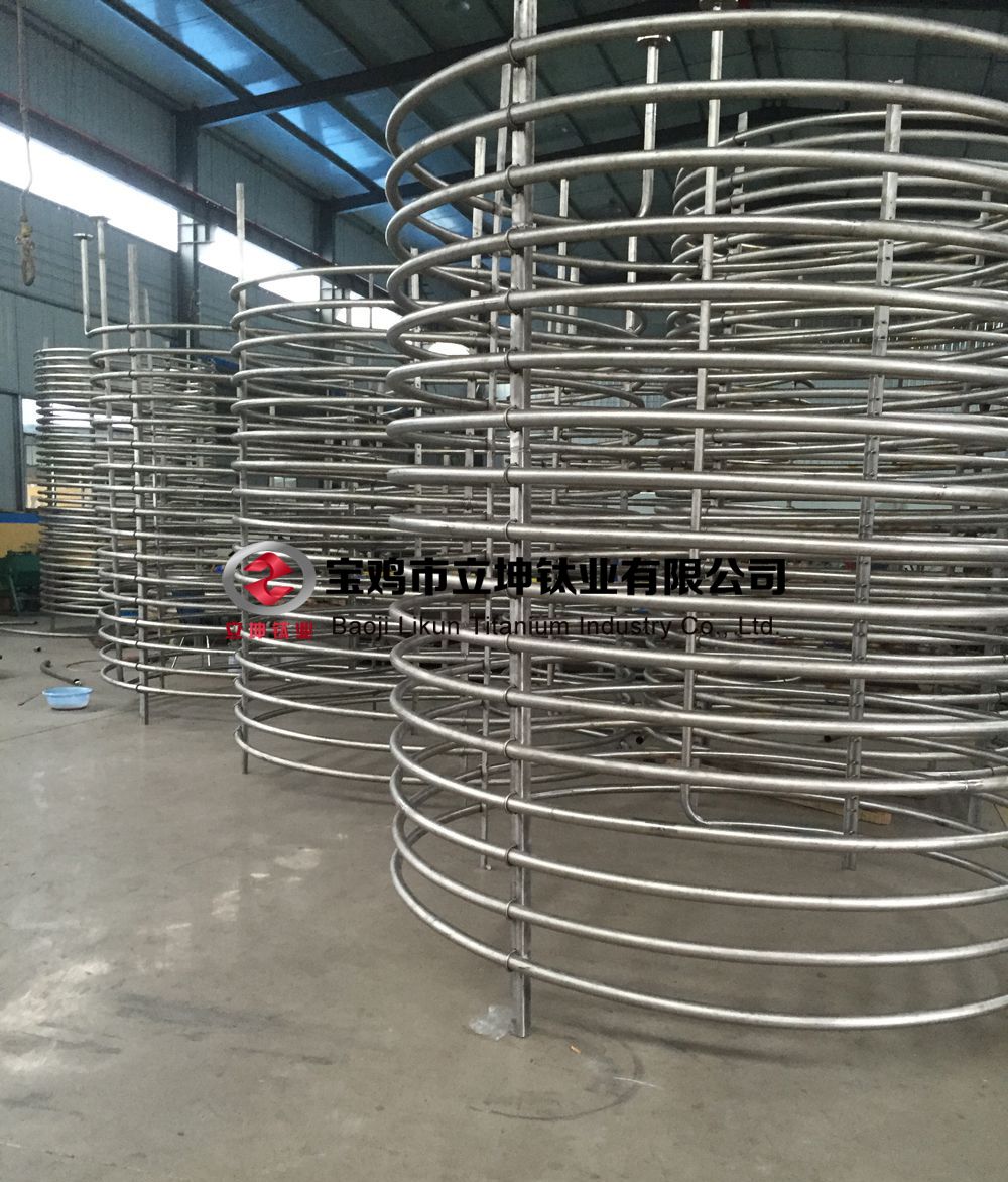 TA1鈦盤管 反應釜用鈦盤管